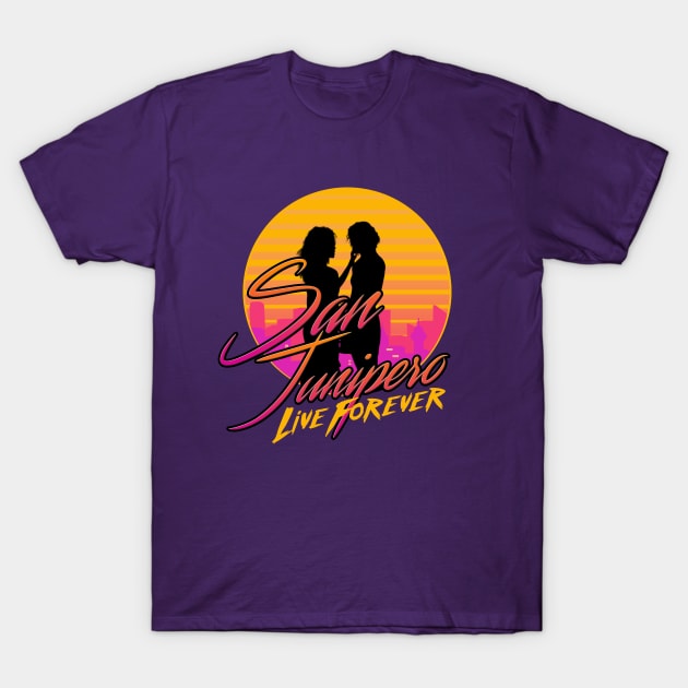 San Junipero Live Forever Black Mirror T Shirt TeePublic